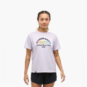 HOKA GlideTech Short Sleeve XS light lavender